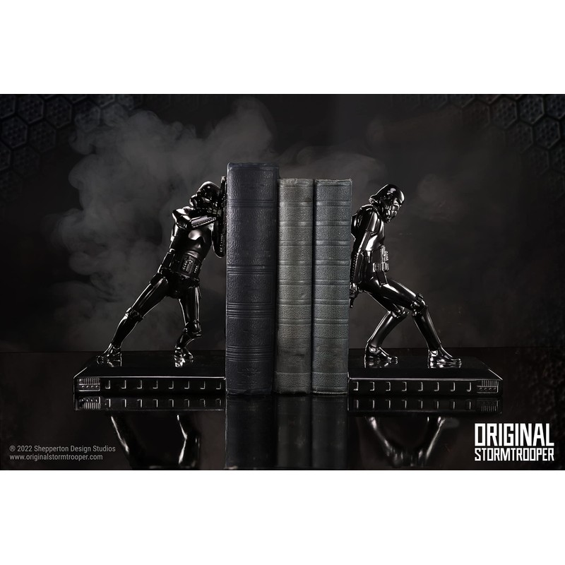 Nemesis Now Shadow Stormtrooper Bookend Figurines 18.5cm, Resin, Black, Original