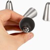 Fanshiontide Fanshiontide 8 Pack Large Piping Tips, Seamless Stainless Steel