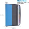 Sooez Accordion File Organizer with Safe Zipper, 12 Pocket Expanding