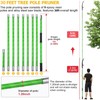 30 Feet Tree Pole Pruner Manual Branches Trimmer Tree Branch