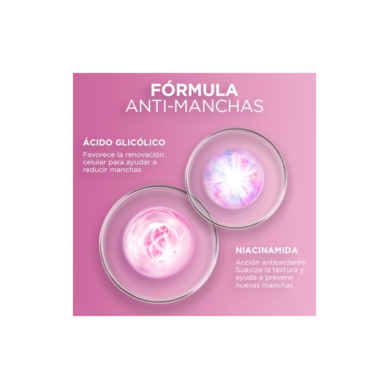 Oréal Paris Kit Glycolic Bright Crema Día 50ml Noche Melasyl