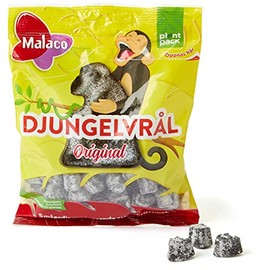 Malaco Djungelvral Salty Liquorice, 80 g
