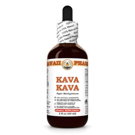 Kava Kava Root (Piper Methysticum) Dry Root Tincture, Made in Hawaii, All Natural, Vegan, Pure Liquid Extract - 2 fl.oz