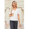 Arach&Cloz Women's Lightweight V-Neck Cardigan Elegant Short Sleeve Buttons Bolero
