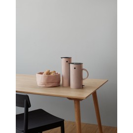 Stelton Bread Bag - 100% Oeko-Tex Cotton - Foldable - Machine Washable - Can be Used as Bread Storage or as a Table Bread Basket Versatile Design by Klaus Rath, Heather