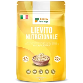 Energy Feelings Lievito Nutrizionale in Scaglie 250g. Lievito Alimentare Naturale Inattivo, Integratore Ricco di Vitamine B e Proteine 46%, in Fiocchi Senza Glutine e Vegano