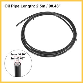 BULLSPANN Bicycle Brake Hose and Brass Connection Insert Kit BH90 Motorcycle Hydraulic Disc Brake Hose for Shimano Bicycle 1 Set