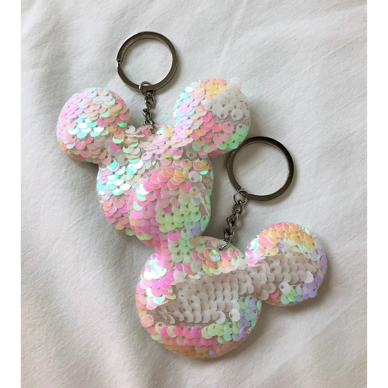 itisyours 12 pc Mickey Sparkly BLINK Plush Reversible Sequin 3"