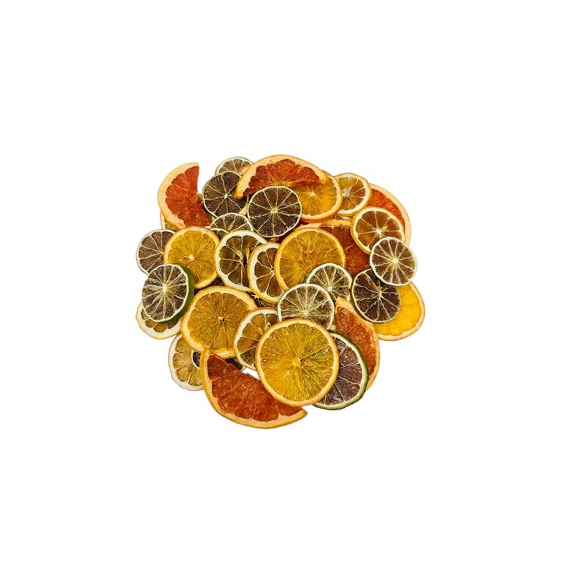 Utama Dehydrated Citrus - Piece Dried Lemon/Lime/Orange/Grapefruit - Cocktail/Food Garnishing