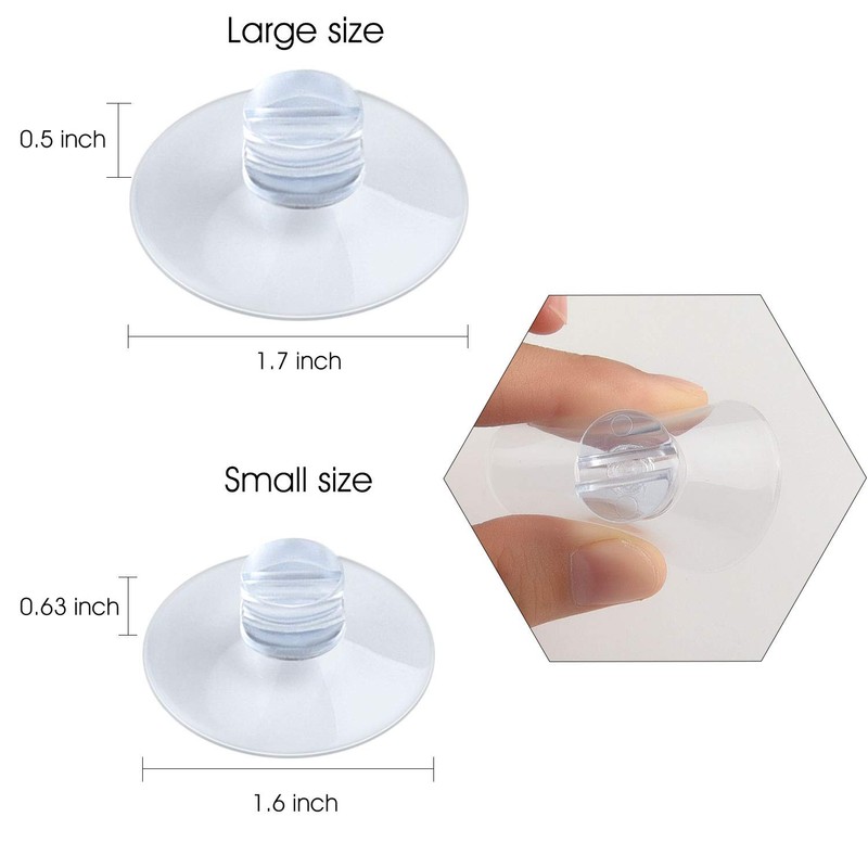 TUPARKA 16PCS Bathroom Shower Caddy Connectors Suction Cups