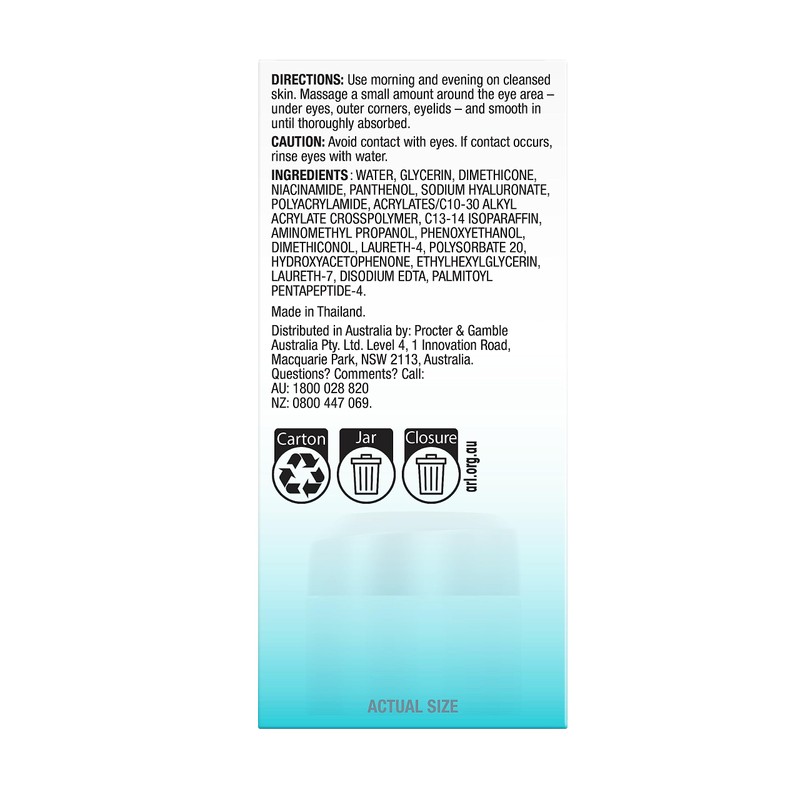 Olay Hyaluron + Niacinamide Eye Gel Cream 15mL