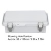 Jiawu Outdoor Electronic Enclosure Waterproof Electric Box ABS + Stainless