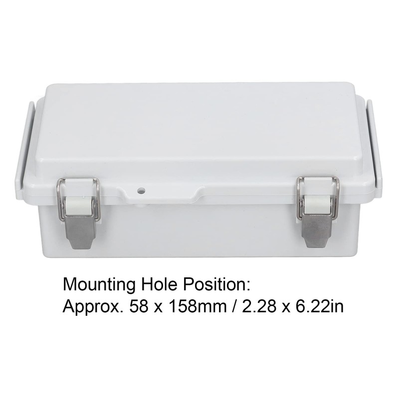 Jiawu Outdoor Electronic Enclosure Waterproof Electric Box ABS + Stainless