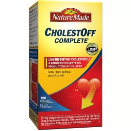 Nature Made CholestOff Complete Softgel with Plant Sterols & Stanols 120 Count
