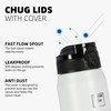 Fanhaw 24 oz Insulated Stainless Steel Water Bottle with Anti-Dust