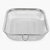 Korean-Made Square Stainless Steel Sieve/Strainer Extra Large Oil Drainer 5ea