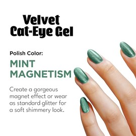 Red Carpet Manicure Esmalte Velvet GEL Magnético Mint Magnetism Green 9 ml                                                                            