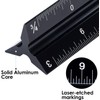 Architectural Scale Ruler, EYLEER 12 inch Imperial Aluminum Architects Scale