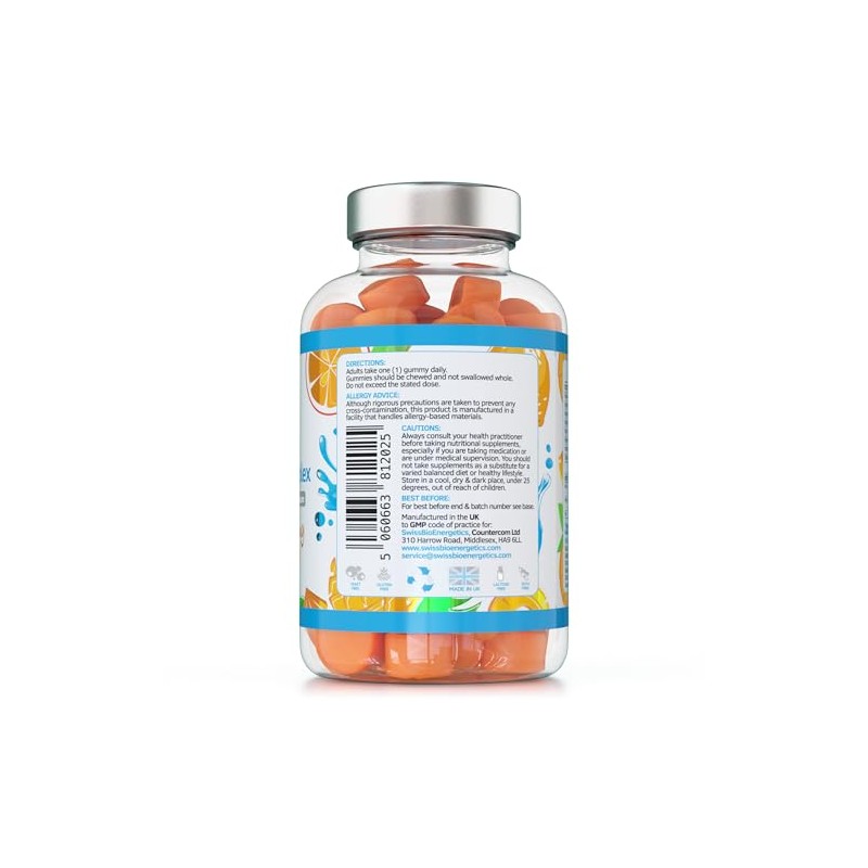Collagen Complex Natural Orange Flavour Chewable Gummies