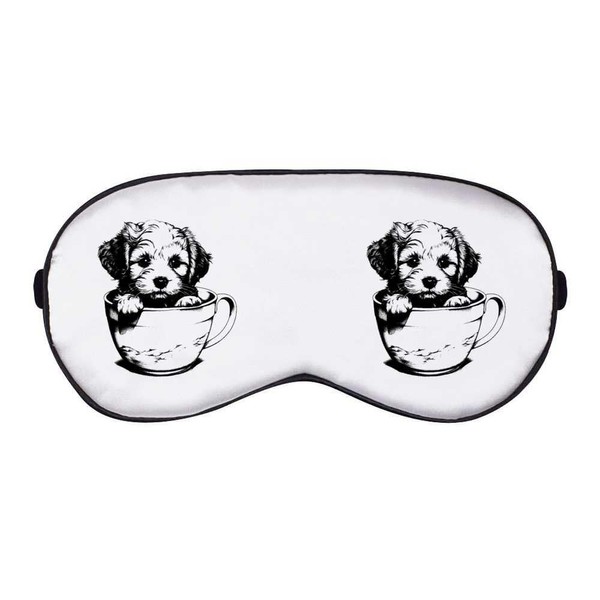 'Puppy in a Cup' Sleep/Travel Eye Mask (EY00020105)