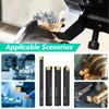 12mm Shank Carbide Lathe Turning Tools Metal 4 Lathe Tool