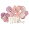 Baluue Bride Wedding Hair Comb Floral Side Comb Headpiece for