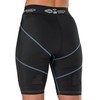 Women's Compression Hockey Short w/Pelvic Protector, Black