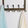 Dseap Over The Door Hook Hanger - 5 Tri Hooks,