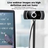 HD Webcam, USB Webcam with Manual Focus and Microphone, USB