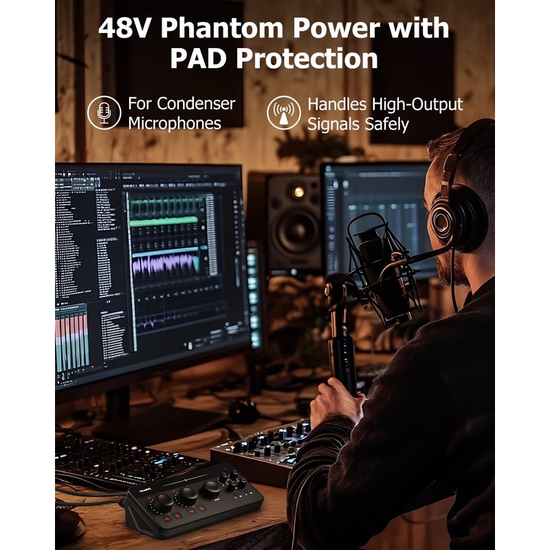 blueAVS (blueCaster TWO) USB Audio Interface – 24Bit/192kHz Studio Recording