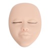 Lash Mannequin Face 3 Pairs Removable Eyelids Eyelash Extension Practice