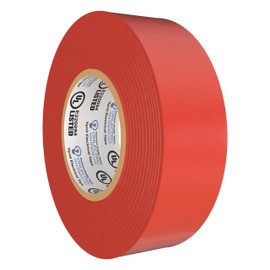 OhLectric Professional Grade Vinyl Electrical Tape - 7Mm Thick - Heavy Duty - Flame-Retardant - Heat & Weather Resistant - 3/4" x 60' - Rated Up to 600V - Red - OL-38387