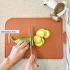 cozymomdeco Korean Made Thick Silicone Double-Sided Usable Cutting Board 14.3"