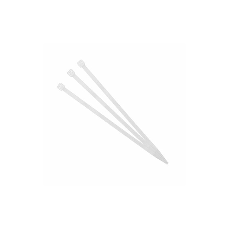 Cable Ties Nylon Clear 2.5mm x 160mm (Pack of 100)
