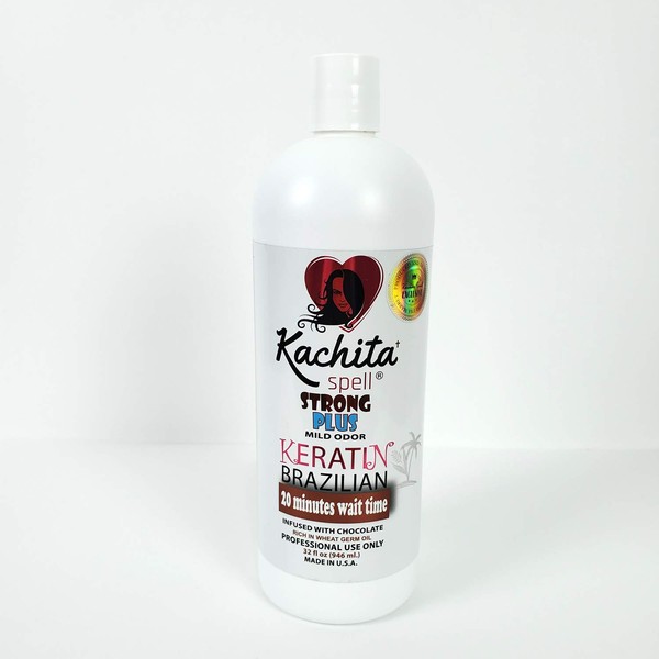 NEW Brazilian Keratin Treatment Kachita Spell Chocolate 32 fl oz - Brazilian Hair Straightening Made in USA