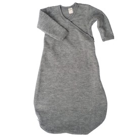 Lilano, Merino Changing Bag with 2-Way Zip Plain 100% Wool (kbT), gray