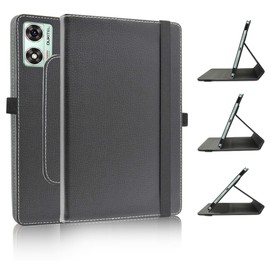 JRTAL 360° Rotating Cover Faux Leather Case with Stand Function for 11 Inch OUKITEL OT8 / Blackview Tab 90 WiFi / Blackview Tab 90 / Doogee U11 Pro / DOOGEE U11 Tablet - Black