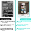 HapiRm Hanging Closet Organizer Storage - 4 Tier Hanging Closet