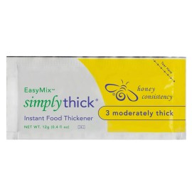 SimplyThick EasyMix | 100 Count of 12g Individual Packets | Gel Thickener for