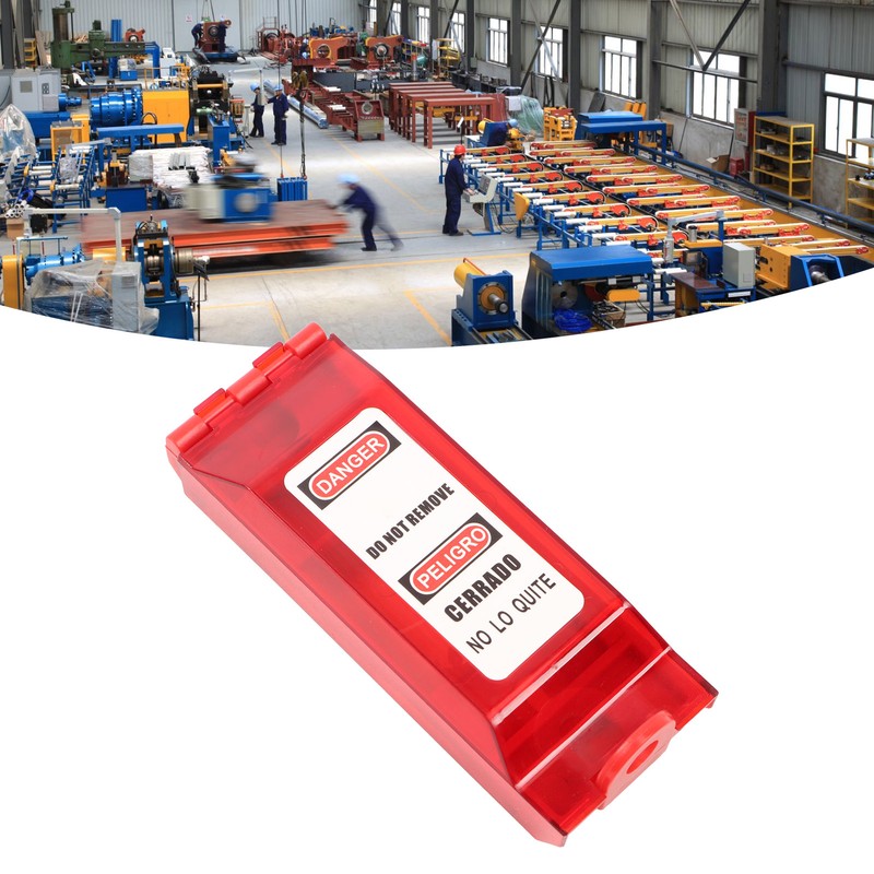 Lockout Tagout Wall Switch Cover Impact Resistant Universal Engineering Plastic