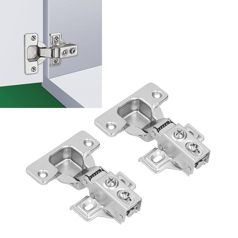 2Set Soft Close Cabinet Door Hinges, 90-105° Short Arm Hinge