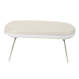 Baluue Nail Art Arm Rest with Folding Bracket Pu Leather Hand Pillow for Manicure Compact and Portable Design for Nail Technicians and Home Use