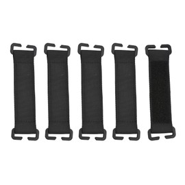 UFURMATE Tactical Molle Strips, 5 PCS Nylon Tactical Patches Molle Attachment Strips Tactical Molle Hook and Loop Molle Panel for Attaching Hook-Backed Badge Patches, 4.7 x 1.3inch