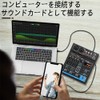 Portable Mini Mixer 4 Channel Audio DJ Console Sound Card,
