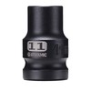 ATOOLMIC Shallow Impact Socket, Metric, 1/2-Inch Drive, 11mm,6 points(Shallow AT1211S)