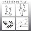 16 Pcs Tool Holder Garage Shed Storage Grip Tidies Wall