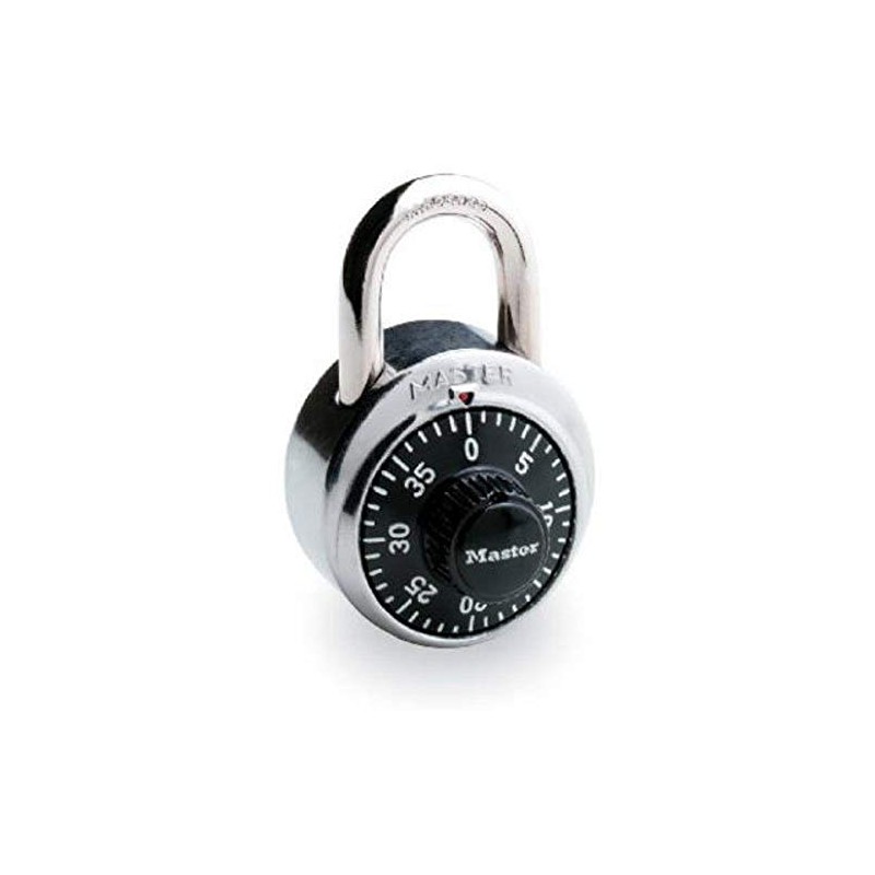 Master Lock - 1500D Dial Combination Lock, 1-7/8-Inch, Black