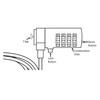 ACT Laptop Lock Security Cable 1.5M Portable Anti Theft Cable