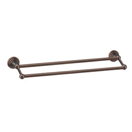 Designers Impressions Stockton Series Oil Rubbed Bronze 24" Double Towel Bar
