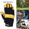 Leather Gardening Gloves Working for Women and Men Utility Dexterity